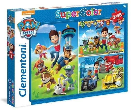 3×48 darabos Mancs Őrjárat puzzle Clementoni 25209